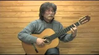 043 Classical Guitar of Tabei Lesson 007呼吸法 2014 12 24