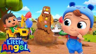 The Mudman Song + More Baby John | Little Angel Kids Songs & Nursery Rhymes