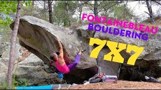 Fontainebleau Bouldering 7x7 Part 1 (7a-7b+)