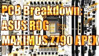 mobo PCB Breakdown: ASUS ROG MAXIMUS Z790 APEX // possibly the most overbuilt ASUS board ever