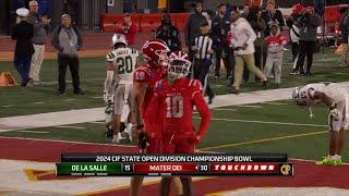 HIGHLIGHTS: No. 1 Mater Dei beats No. 21 De La Salle in CIF Open Division state championship