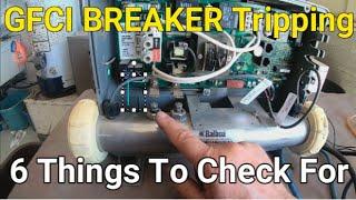 Hot Tub GFCI Breaker Keeps Tripping..6 Things To Check For.(DIY Spa Repair) Arizona Hot Tub Factory