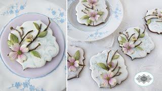 Spring Botanical Series: Dogwood Cookie