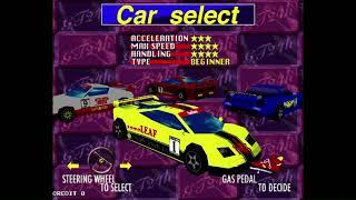 SUPER GT 24 H JALECO– 1996 arcade retrogame longplay , a race in every course