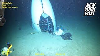 New deep-sea footage gives stunning look at doomed Titan submersible wreckage