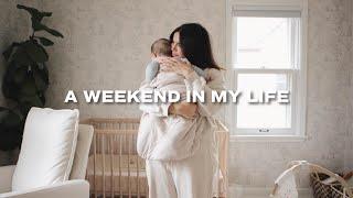 A WEEKEND IN MY LIFE // MY GOALS, HOMEGOODS HAUL, COOK WITH ME & MY CURRENT FAVORITE BOOKS!