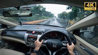 Bavdhan Pune | POV ASMR Car Drive | Honda City