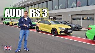 2025 Audi RS 3 - Sounds Good, Drives Fast, Sort of Drifts (ENG) - Test Drive and Review on Track