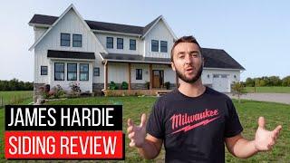 Modern Farmhouse Exterior - Review of Our James Hardie Siding!