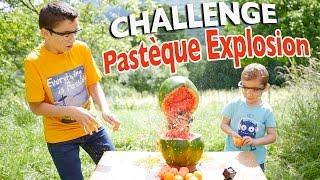 CHALLENGE PASTÈQUE EXPLOSION !  -  EXPLODING WATERMELON CHALLENGE!