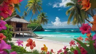 Tropical Bossa Nova  Chill Summer Jazz with Ocean Breeze & Floral Vibes 