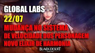 Mudança no Sistema de Velocidade e Novo Elixir da Harmonia - Global 22/07 | Black Desert Online