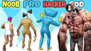 NOOB vs PRO vs HACKER vs GOD in Monsters Lab