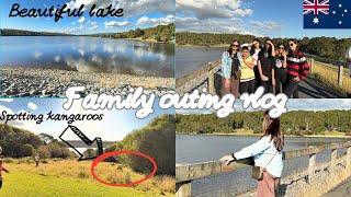 Spending day at lake | Spotting kangaroos | New punjabi family vlog | Lake te maza aya bhut