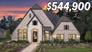 TOUR Inside A BREATHTAKING Perry Homes Model House Near Houston | $544,900+