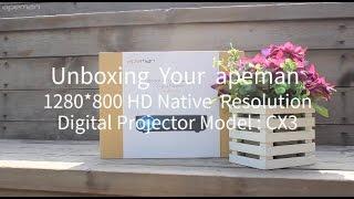 Unboxing Apeman Digital Projector CX3