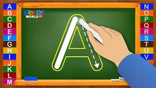 How to Write Letters for Children - Teaching Writing ABC for Preschool - Alphabet for Kids