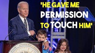 Creepy Uncle Joe At It Again