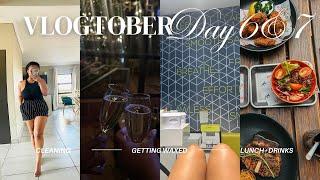 VLOGTOBER DAY 6&7: Let’s Do Some Cleaning, Getting Waxed, Evening Drinks And Lunch With Mom in Love