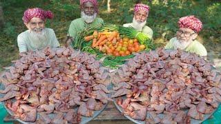 Fried Rice & Chicken Wings - Crispy Fried Wings & Chinese Rice Making to Feed Old Age Special People