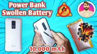 How to Fixed 🪛( Swollen Battery ) On Power Bank || J cell 10,000 mAh 