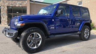 2018 'Ocean Blue Metallic' Jeep All-New Wrangler Unlimited Sahara 4x4