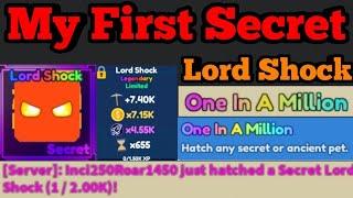 I Hatched My First Secret Pet (Lord Shock) and got 1in a Million Limited Title In Mining Simulator 2