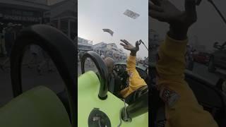 Throwing Fake Money Out Of The Vanderhall Prank  #canamryker #canam #rykerlife #automobile #ryker