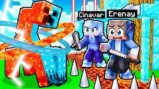 GÜVENLİ EV VS ELEMENTAL CREEPER - Minecraft