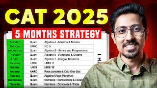 5 Months to go for CAT 2025 | Can you crack CAT in 5 months? Preparation Strategy starting July!