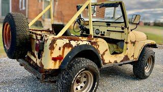 Rescuing an OLD JEEP Left for DEAD! A CJ-5 Back on the Channel