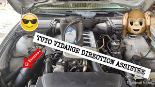 TUTO VIDANGE DIRECTION ASSISTÉE EN 10MN  ( PROBLÈME FUITE BRUIT DA BMW 530D E39 E46 X5 E53)