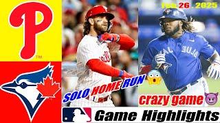 Toronto Blue Jays Vs. Philadelphia Phillies GAME Highlights | MLB Training Spring 2025