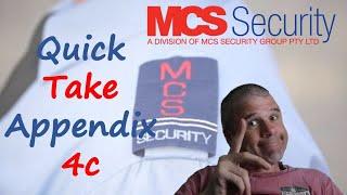 MCS Security Appendix 4C | EV $6m. Profitable. Cash flow +. Growing. Why I Own MSG!