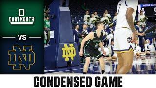 Dartmouth vs. Notre Dame Condensed Game | 2024-25 ACC Men's Basketball