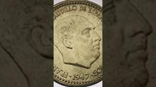 PESETAS VALIOSAS 1 peseta de 1947 #elmundodevirginia #españa #numismatica