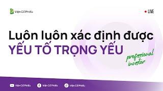 Luôn luôn xác định được yếu tố trọng yếu