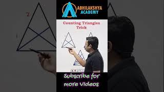 Counting of figures | Counting triangles | reasoning tricks | best reasoning tricks