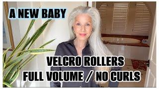 A NEW BABY | A VELCRO ROLLER SET MADE EASY | MY GO TO HAIR PRODUCTS #loveyourage