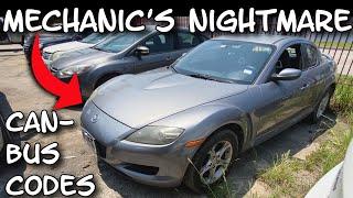 MAZDA RX-8 ABS LIGHT CHECK ENGINE LIGHT DIAGNOSIS & FIX