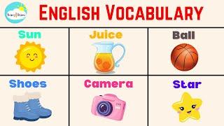 English Vocabulary for Kids Learning | First Words | Learn Basic English Vocabulary | BrainyBeams