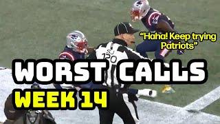 Top 5 Worst Referee Calls Week 14 | NFL  2019 highlights