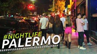 NIGHTLIFE PALERMO HOLLYWOOD I BUENOS AIRES I ARGENTINA I 4K Walking Tour VLOG