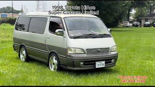 1998 Toyota HiAce Super Custom Limited 2.4L gasoline 108k miles