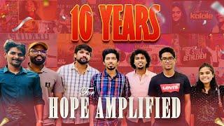 Hope Amplified Turns 10 Today!  Big Celebration!  