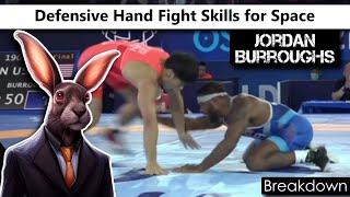 Clearing Ties and Defensive Handfight Tactics for Wrestling in Space - Jordan Burroughs