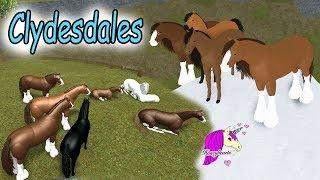 Clydesdale World - Lets Play Roblox Horse Heart Online Horses Game Play Video