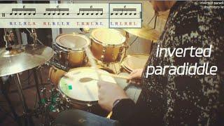 Ahn's Lesson) Inverted paradiddle "RLLR LRRL" 4,6,8연 루디먼트