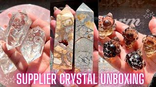 CRYSTAL SUPPLIER HAUL FROM CHINA, MADAGASCAR AND INDONESIA PART 2! PERSONAL CHAT, CRYSTAL INDUSTRY