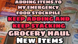 PREPPER PANTRY HAUL! KEEP STACKIN!  ADDING ITEMS TO MY EMERGENCY FOOD SUPPLY